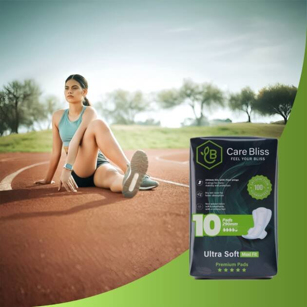 Care Bliss is redefining feminine hygiene with its Ultra Soft Maxi Fit Sanitary Pads. These 290mm pads are crafted for modern women who seek comfort, safety, and confidence during their menstrual cycle. With features like Flexi Wings, a super absorbent Drynet layer, and a fresh scent, Care Bliss guarantees all-day freshness and protection. Perfect for daily wear, night use, or heavy flow days—your wellness partner in every moment.